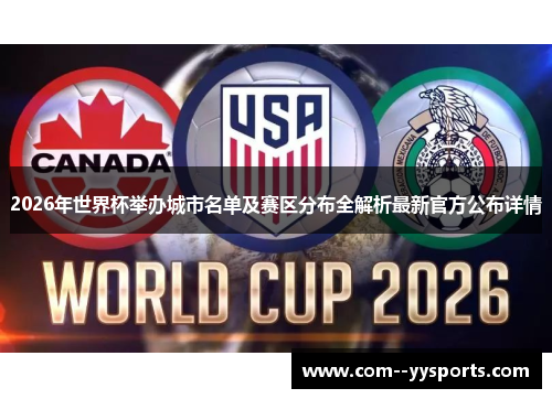 2026年世界杯举办城市名单及赛区分布全解析最新官方公布详情 2026年世界杯举办城市名单及赛区分布全解析最新官方公布详情